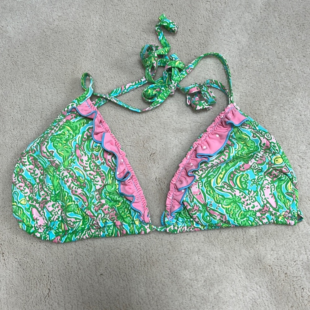 Lilly Pulitzer size L bikini top
